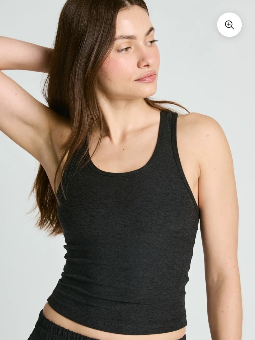 Aéropostale A87 Ribbed Tank Top Black